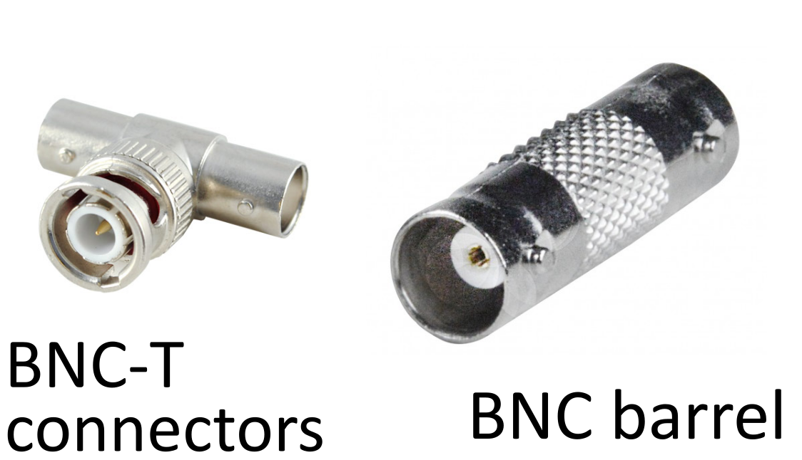 BNC-T connector and barrel