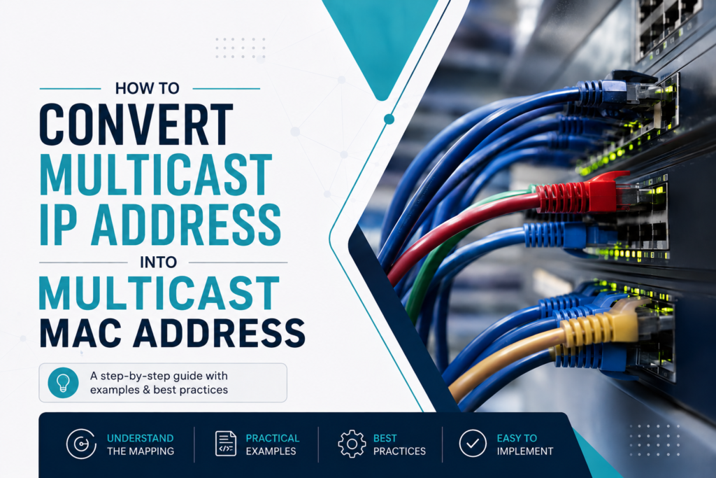 How to convert Multicast IP Address into Multicast MAC Address